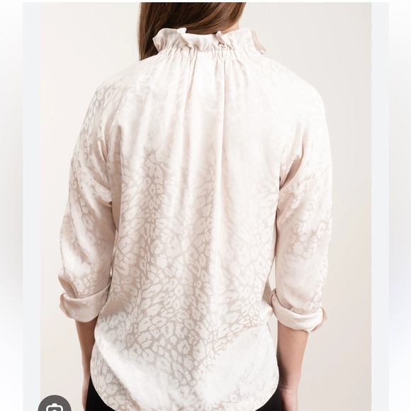 Maria Cornejo Gaban Ruffle Collar Blouse, Size 2, US Size XS-S - Picture 2 of 16